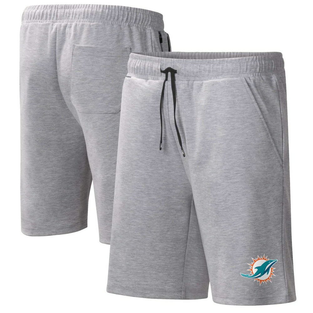 Miami Dolphins MSX by Michael Strahan Trainer Shorts - Heather Gray Shorts