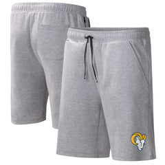 Los Angeles Rams MSX by Michael Strahan Trainer Shorts - Heather Gray Shorts