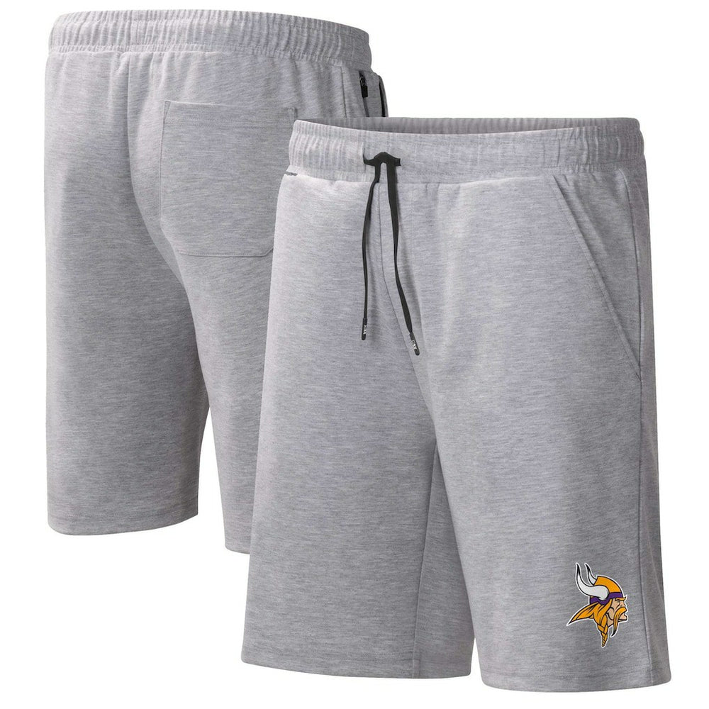 Minnesota Vikings MSX by Michael Strahan Trainer Shorts - Heather Gray Shorts