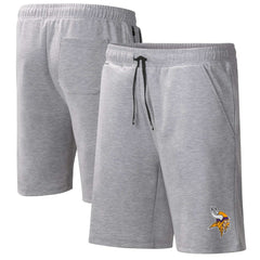 Minnesota Vikings MSX by Michael Strahan Trainer Shorts - Heather Gray Shorts