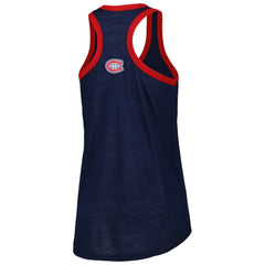 Montreal Canadiens G-III 4Her by Carl Banks Women's First Base Racerback Scoop Neck Tank Top - Navy | US 5271914