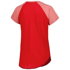 Washington Capitals Starter Women's Grand Slam Raglan Notch Neck T-Shirt - Red | US 5271940
