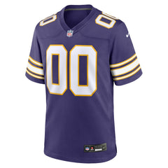 Minnesota Vikings Classic Custom Game Jersey - Purple Jerseys