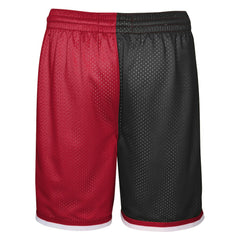 Chicago Bulls Youth Hardwood Classics Big Face 5.0 Shorts Black/Red - Mitchell & Ness