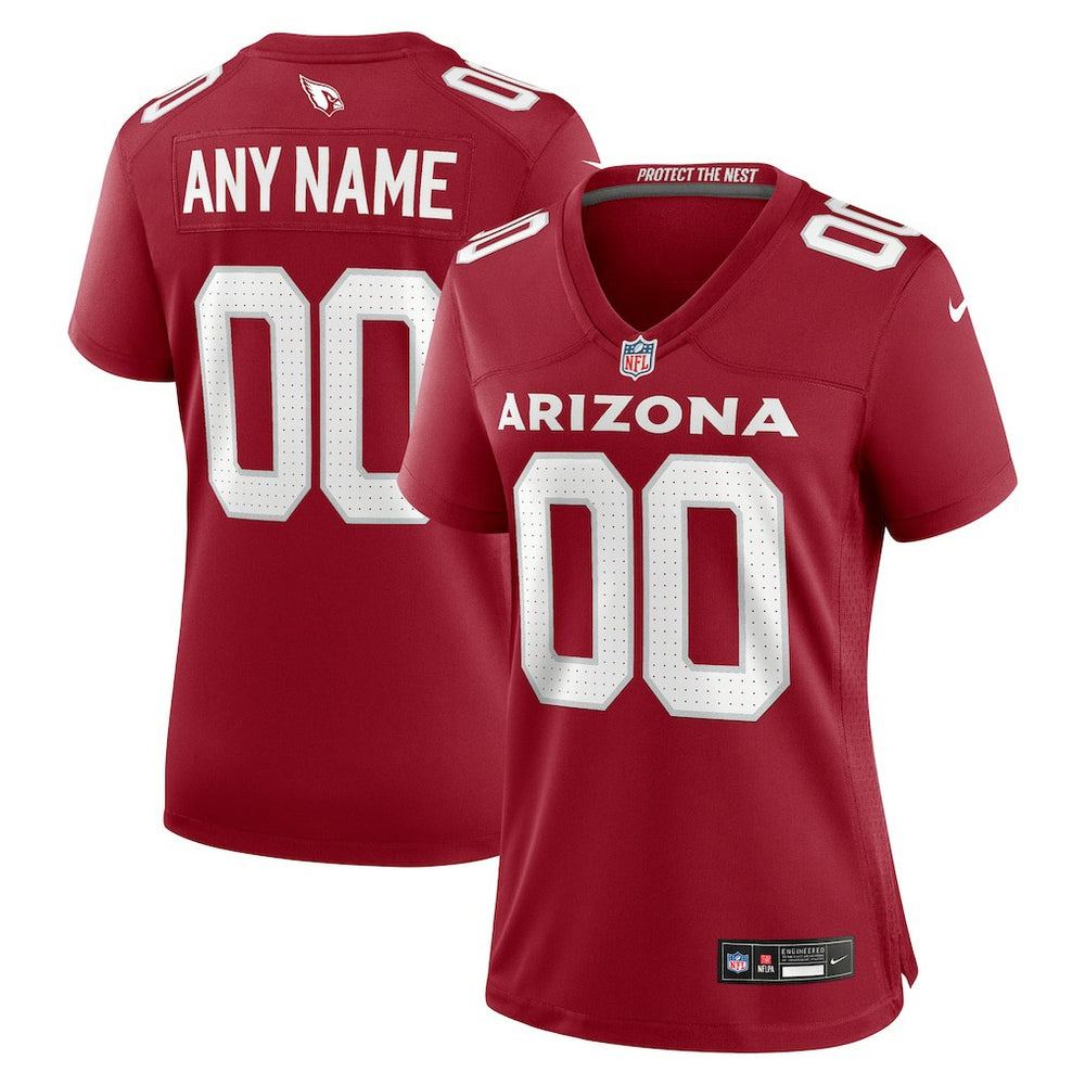 Arizona Cardinals Women's Custom Game Jersey - Cardinal Jerseys