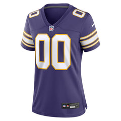 Minnesota Vikings Women's Classic Custom Game Jersey - Purple Jerseys