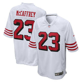 Christian McCaffrey San Francisco 49ers Game Jersey - White Jerseys