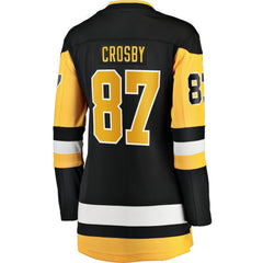 Sidney Crosby Pittsburgh Penguins Fanatics Women's Captain Patch Home Breakaway Jersey - Black | US 5275450