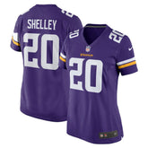 Duke Shelley Minnesota Vikings Women's Home Game Player Jersey - Purple Jerseys