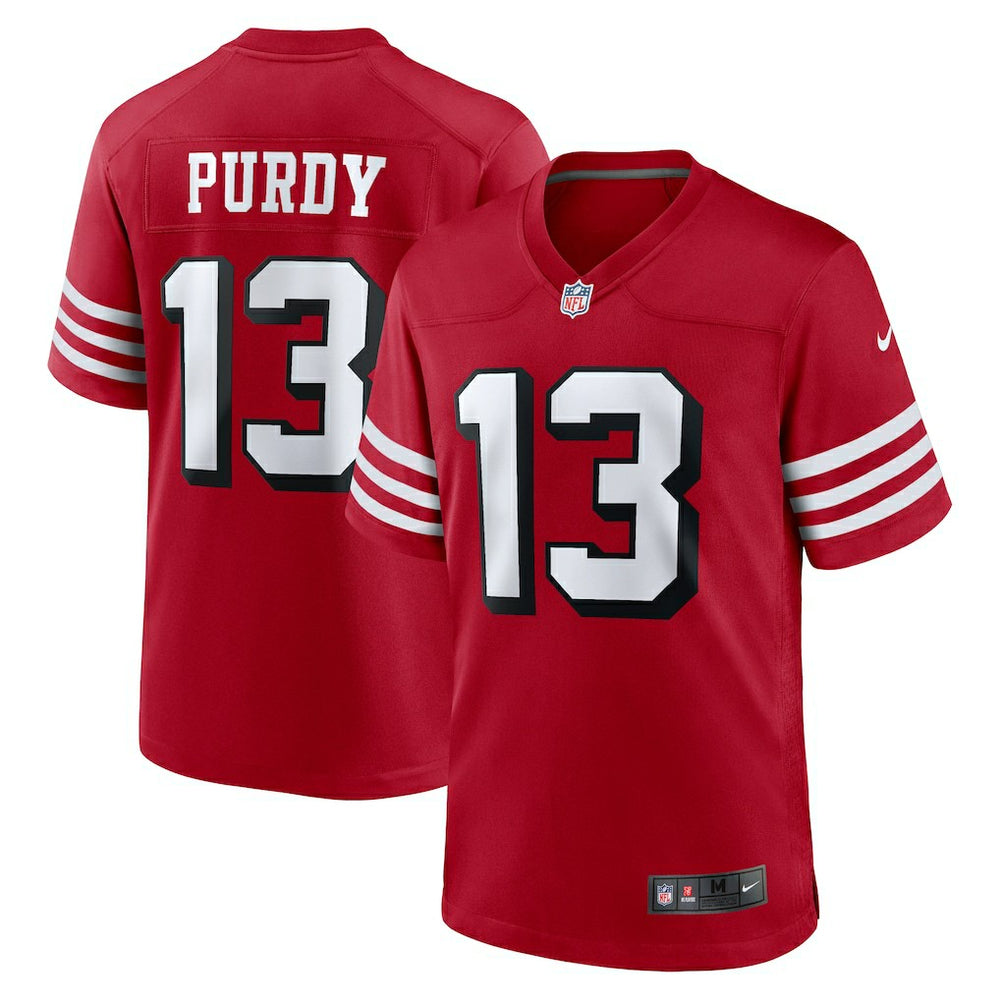 Brock Purdy San Francisco 49ers Alternate Game Player Jersey - Scarlet Jerseys