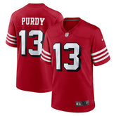 Brock Purdy San Francisco 49ers Alternate Game Player Jersey - Scarlet Jerseys