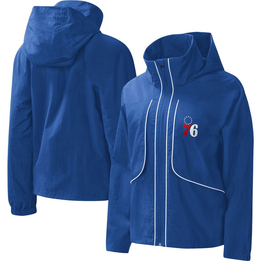 Philadelphia 76ers G-III 4Her by Carl Banks Women's Last Shot Full-Zip Hoodie Royal