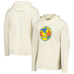 Club America Long Sleeve Hoodie T-Shirt Cream