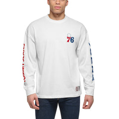 Philadelphia 76ers Tommy Jeans Matthew 2-In-1 T-Shirt & Hoodie Combo Set Royal/White outlet