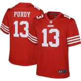 Brock Purdy San Francisco 49ers Youth Game Jersey - Scarlet Jerseys