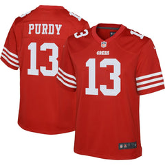 Brock Purdy San Francisco 49ers Youth Game Jersey - Scarlet Jerseys