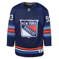 Mika Zibanejad New York Rangers Youth Alternate Premier Player Jersey - Navy | US 5280890