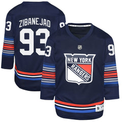 Mika Zibanejad New York Rangers Youth Alternate Replica Player Jersey - Navy | US 5281210