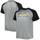 Vegas Golden Knights Big & Tall Logo Raglan T-Shirt - Heather Gray | US 5281599