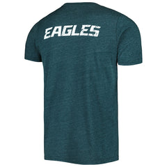 Philadelphia Eagles Majestic Threads Tri-Blend Pocket T-Shirt - Midnight Green T-shirts