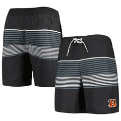 Cincinnati Bengals G-III Sports by Carl Banks Coastline Volley Swim Shorts - Black Shorts