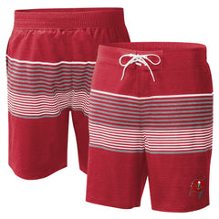 Tampa Bay Buccaneers G-III Sports by Carl Banks Coastline Volley Swim Shorts - Red Shorts