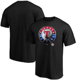 Texas Rangers Team Midnight Mascot T-Shirt - Black T-shirts