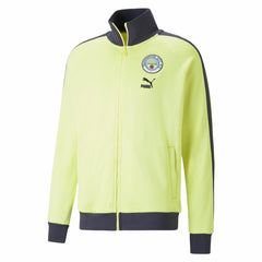 Manchester City ftblHeritage T7 Raglan Full-Zip Track Jacket Yellow - Puma
