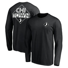Chicago White Sox Team Hometown Collection Chi Town Long Sleeve T-Shirt - Black T-shirts