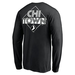 Chicago White Sox Team Hometown Collection Chi Town Long Sleeve T-Shirt - Black T-shirts