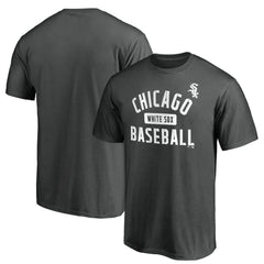 Chicago White Sox Team Primary Pill T-Shirt - Charcoal T-shirts