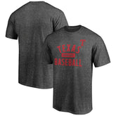 Texas Rangers Team Primary Pill T-Shirt - Charcoal T-shirts