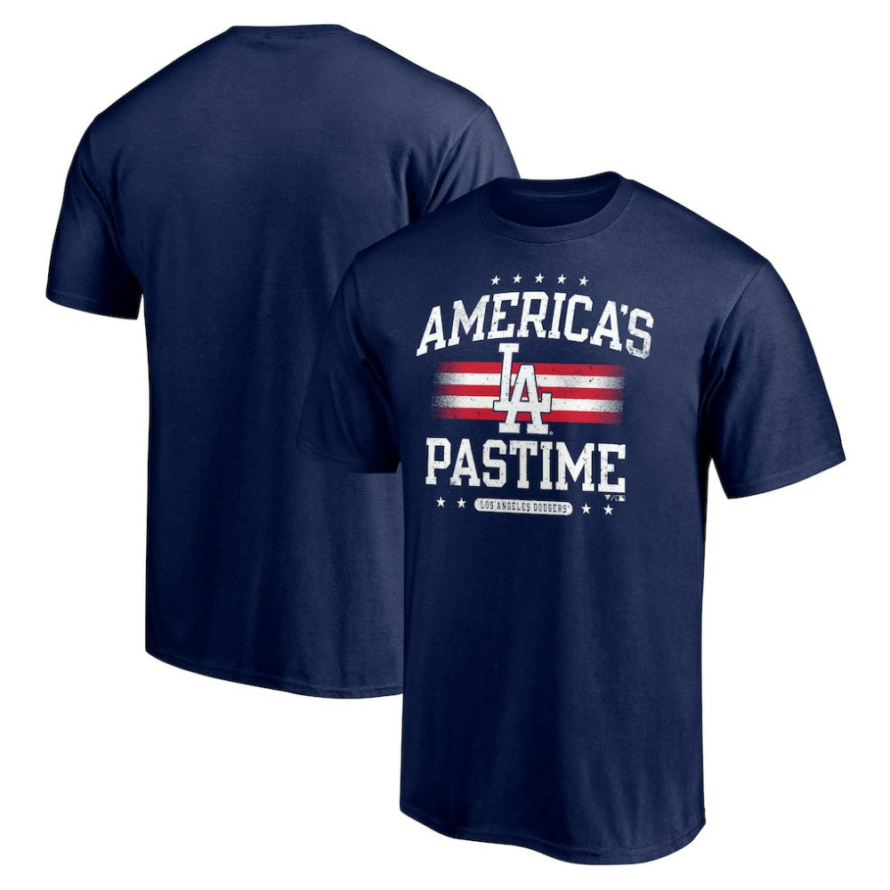 Los Angeles Dodgers Team America's Pastime T-Shirt - Navy T-shirts