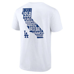 Los Angeles Dodgers Team Hot Shot T-Shirt - White T-shirts