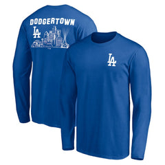 Los Angeles Dodgers Team Hometown Collection Tinsletown Long Sleeve T-Shirt - Royal T-shirts