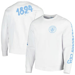 Manchester City Graffiti Pullover Sweatshirt White