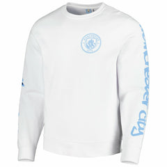 Manchester City Graffiti Pullover Sweatshirt White