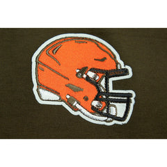 Cleveland Browns Pro Standard Women's Ombre Wordmark Classic Cropped Tank Top - Brown Tops