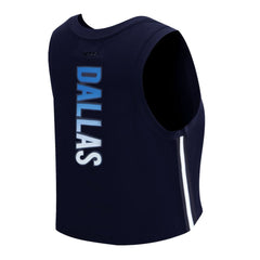 Dallas Cowboys Pro Standard Women's Ombre Wordmark Classic Cropped Tank Top - Navy Tops
