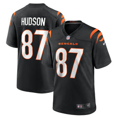 Tanner Hudson Cincinnati Bengals Home Game Player Jersey - Black Jerseys