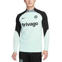 Chelsea Strike Drill 2023/24 Performance Quarter-Zip Long Sleeve Top Mint - Nike