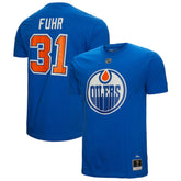 Grant Fuhr Edmonton Oilers Mitchell & Ness Name & Number T-Shirt - Royal | US 5291294