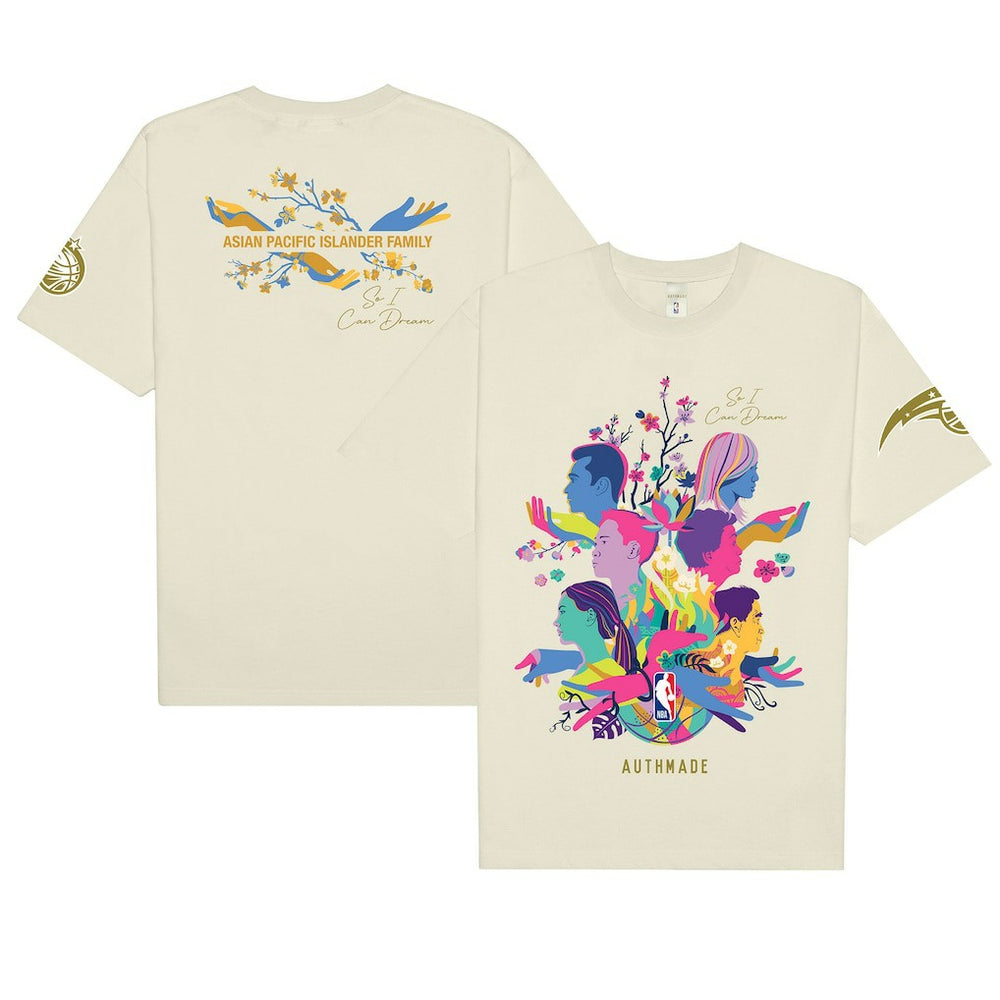 Orlando Magic AUTHMADE x NBA Unisex AAPI Dreamers T-Shirt Cream outlet