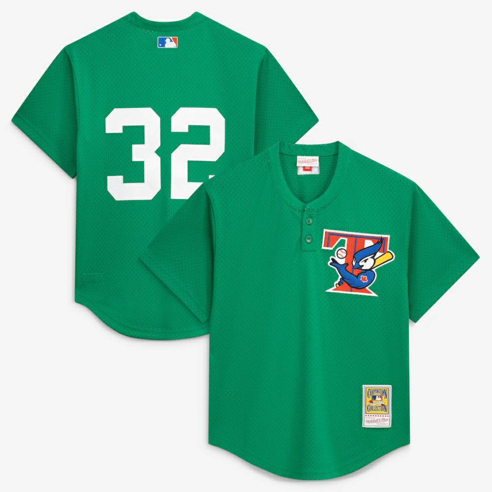 Roy Halladay Toronto Blue Jays Mitchell & Ness Authentic Batting Practice Jersey - Green Jerseys