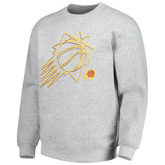 Phoenix Suns Stadium Essentials Unisex Element Logo Pop Pullover Sweatshirt Heather Gray