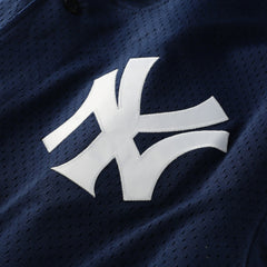 Derek Jeter New York Yankees Mitchell & Ness Cooperstown Collection Mesh Batting Practice Button-Up Jersey - Navy Jerseys