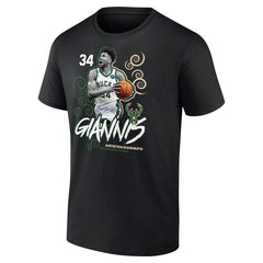 Giannis Antetokounmpo Milwaukee Bucks Competitor T-Shirt Black