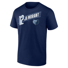Ja Morant Memphis Grizzlies Full-Court Press Name & Number T-Shirt Navy