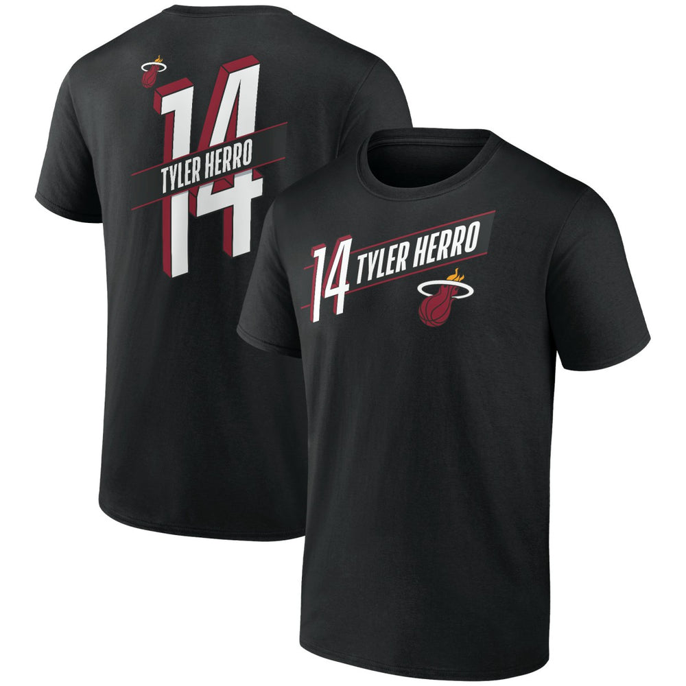 Tyler Herro Miami Heat Full-Court Press Name & Number T-Shirt Black outlet