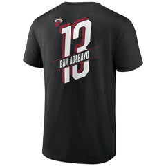 Bam Adebayo Miami Heat Full-Court Press Name & Number T-Shirt Black